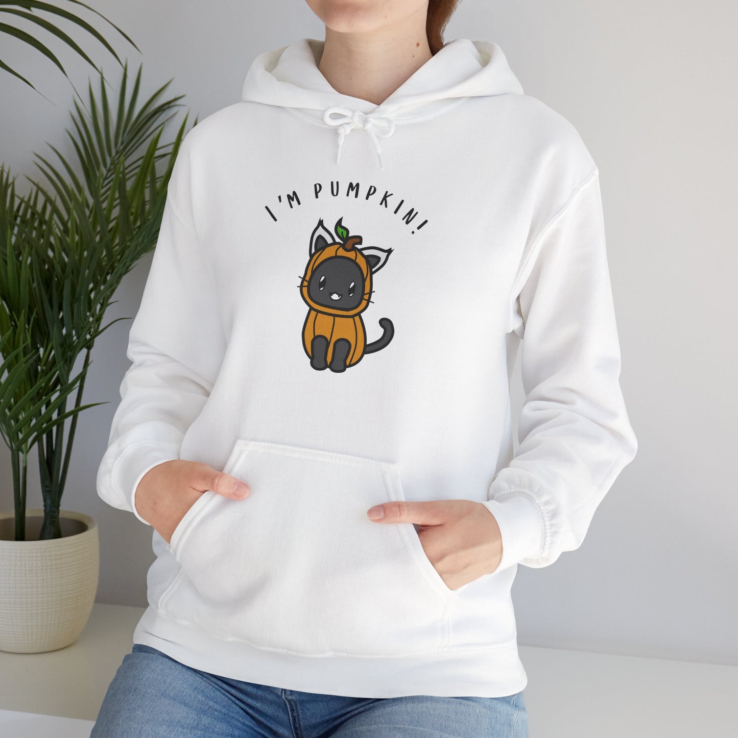 Adorable Pumpkin Cat Hoodie