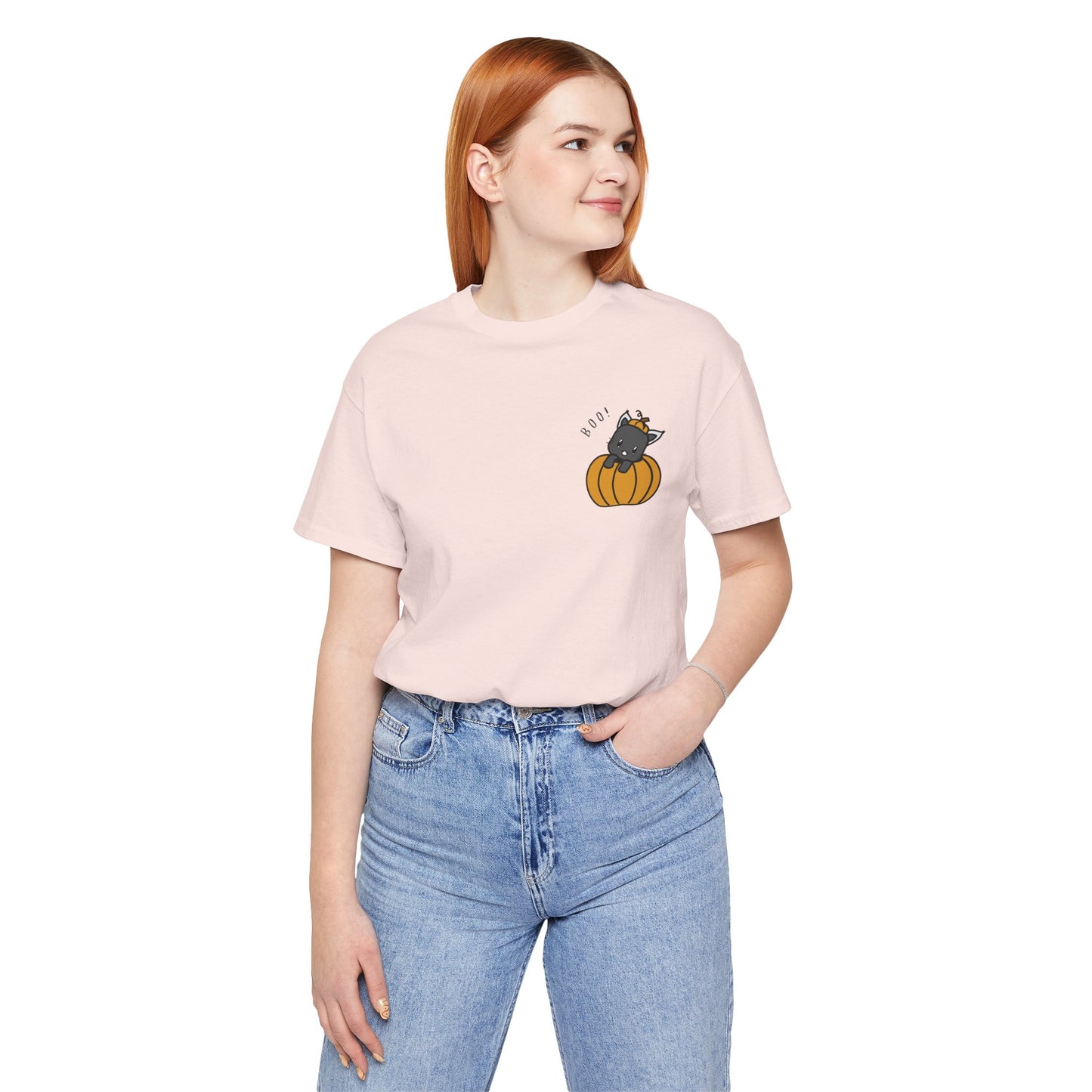 Halloween Cat Pumpkin Tee