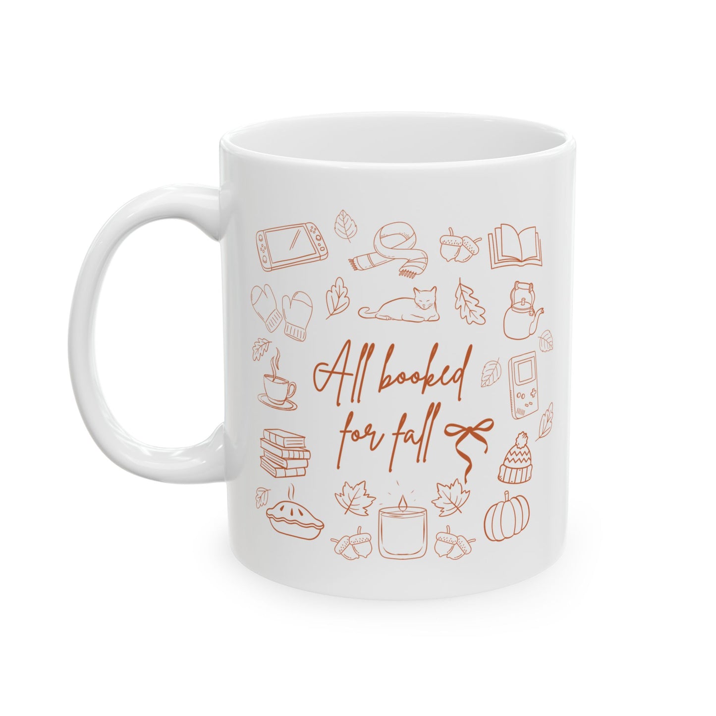 Cozy Ceramic Mug for Coffee Lovers, Perfect Gift for Tea Drinkers, Home Office Decor, Fall or Winter Vibes, 11oz & 15oz Sizes
