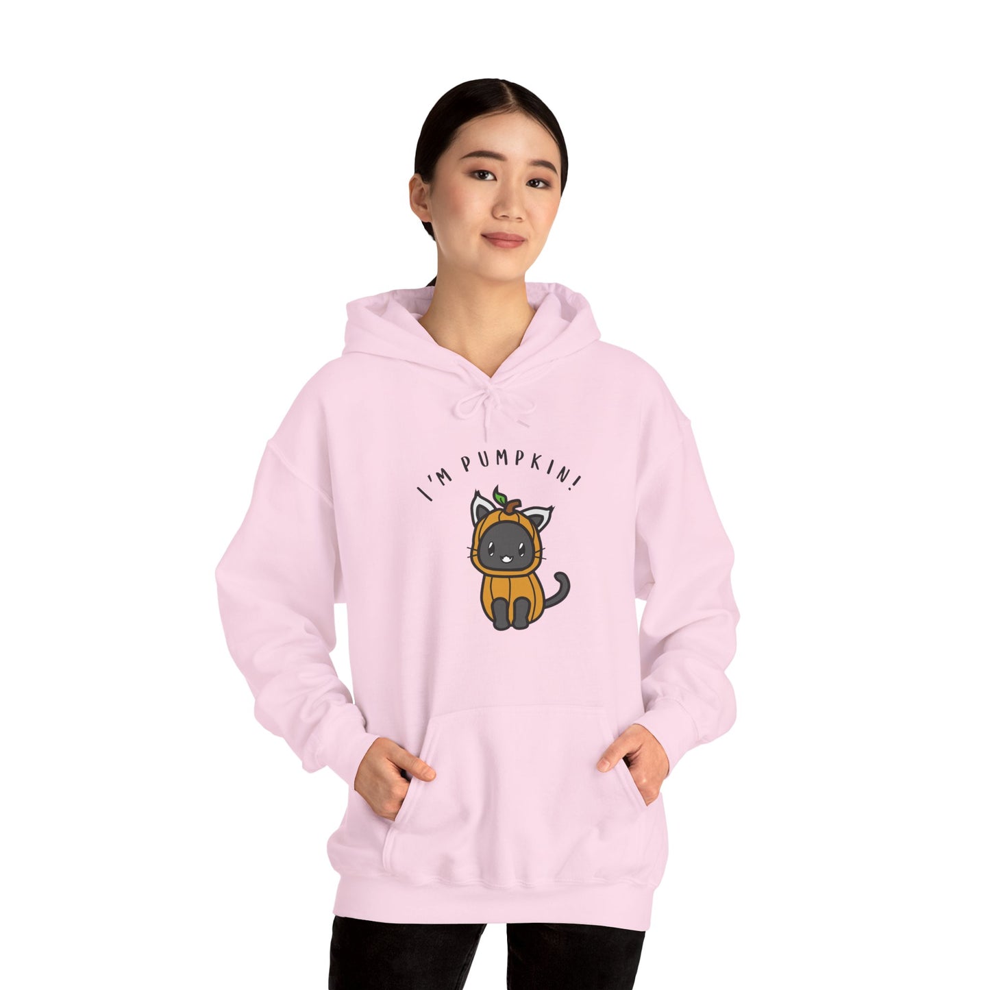 Adorable Pumpkin Cat Hoodie