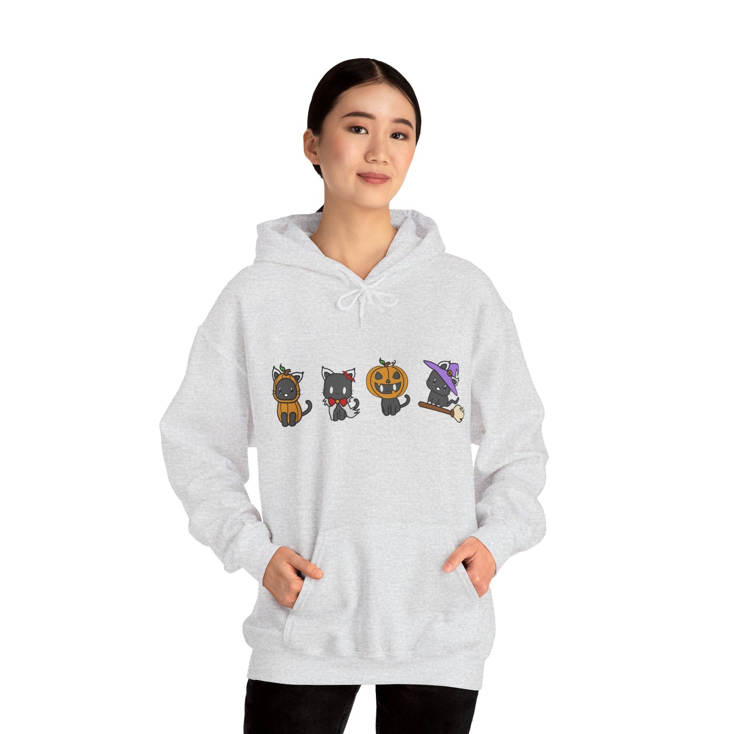 Cute Halloween Cat Hoodie
