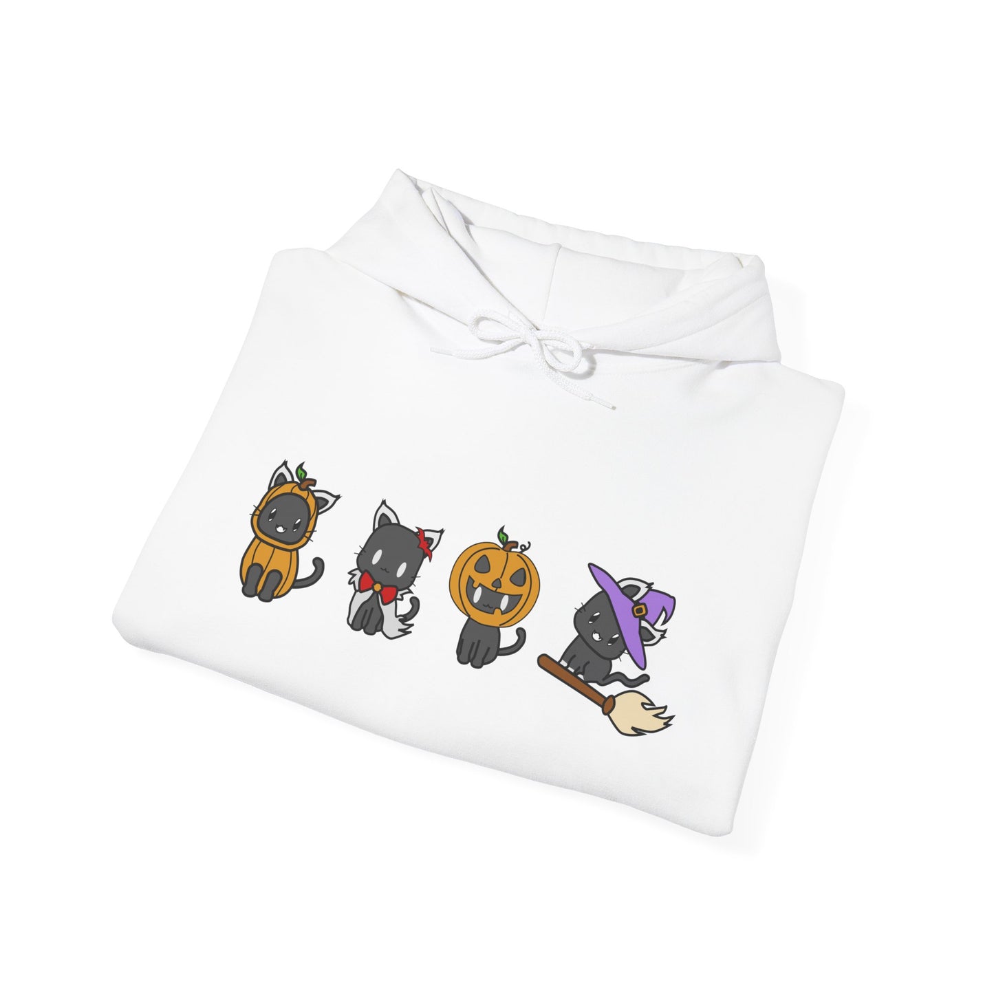 Cute Halloween Cat Hoodie