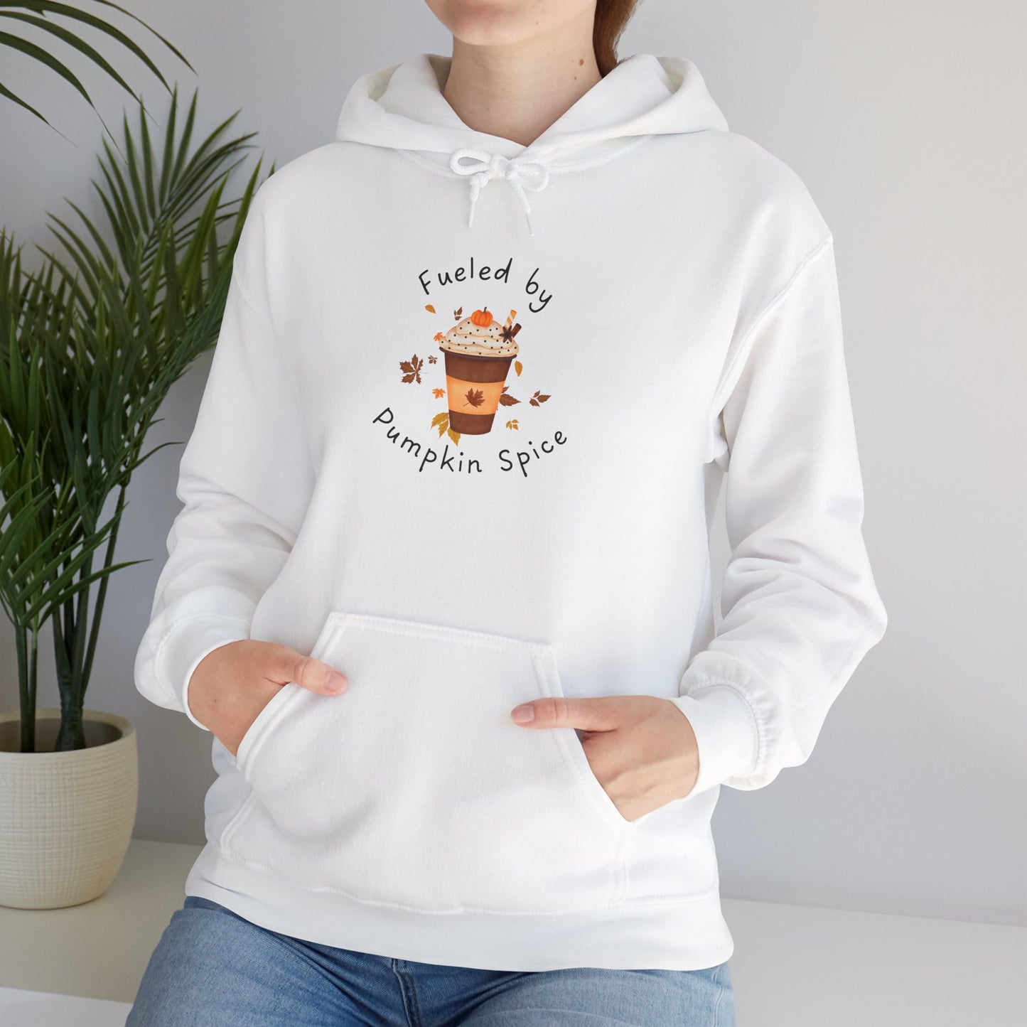 Cozy Hooded Sweatshirt for Pumpkin Spice Lovers, Unisex Hoodie, Gift for Fall, Autumn Fashion, Cozy Gamer, Coffee Lover Sweatshirt, Warm Casual Wear