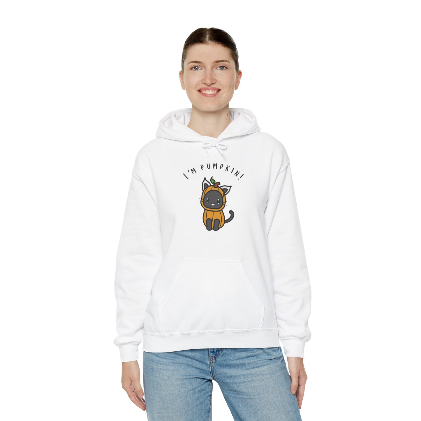 Adorable Pumpkin Cat Hoodie
