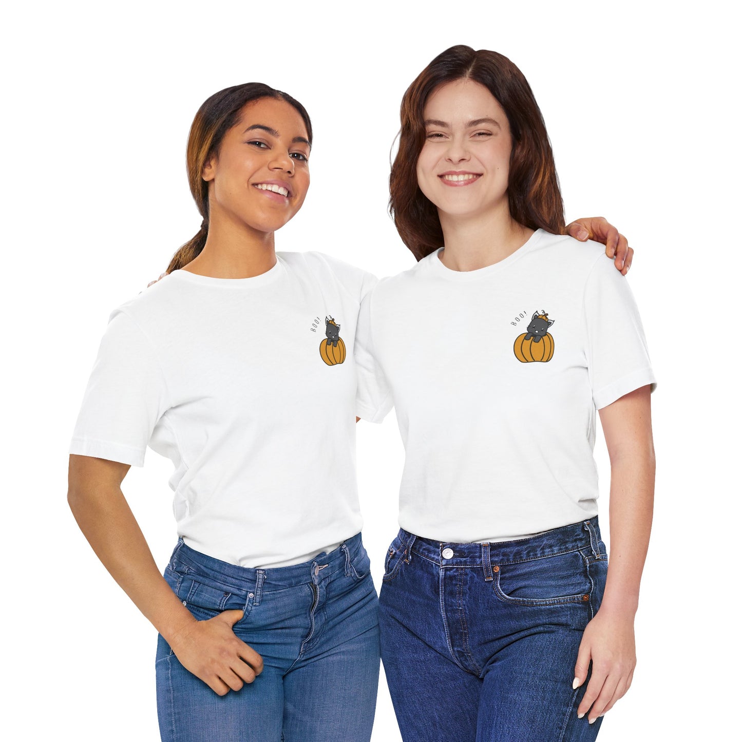 Halloween Cat Pumpkin Tee