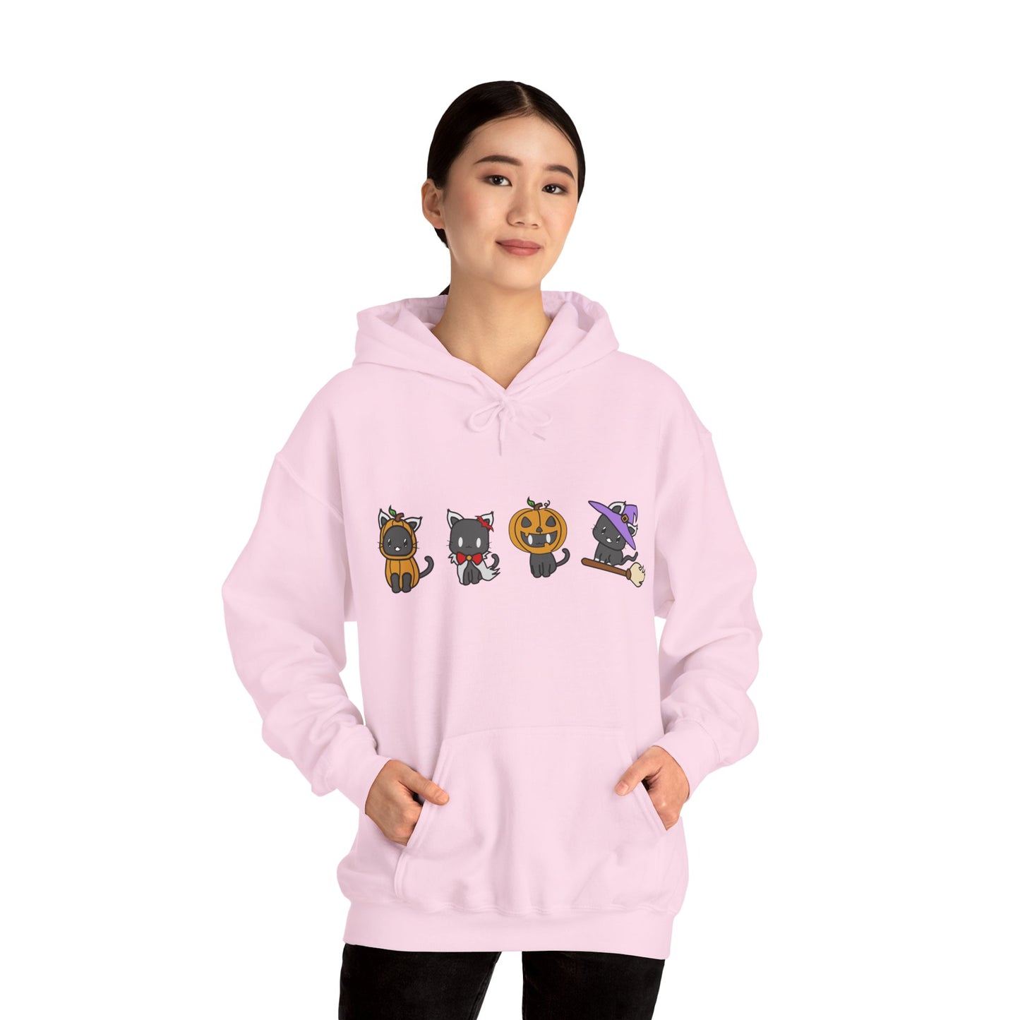Cute Halloween Cat Hoodie