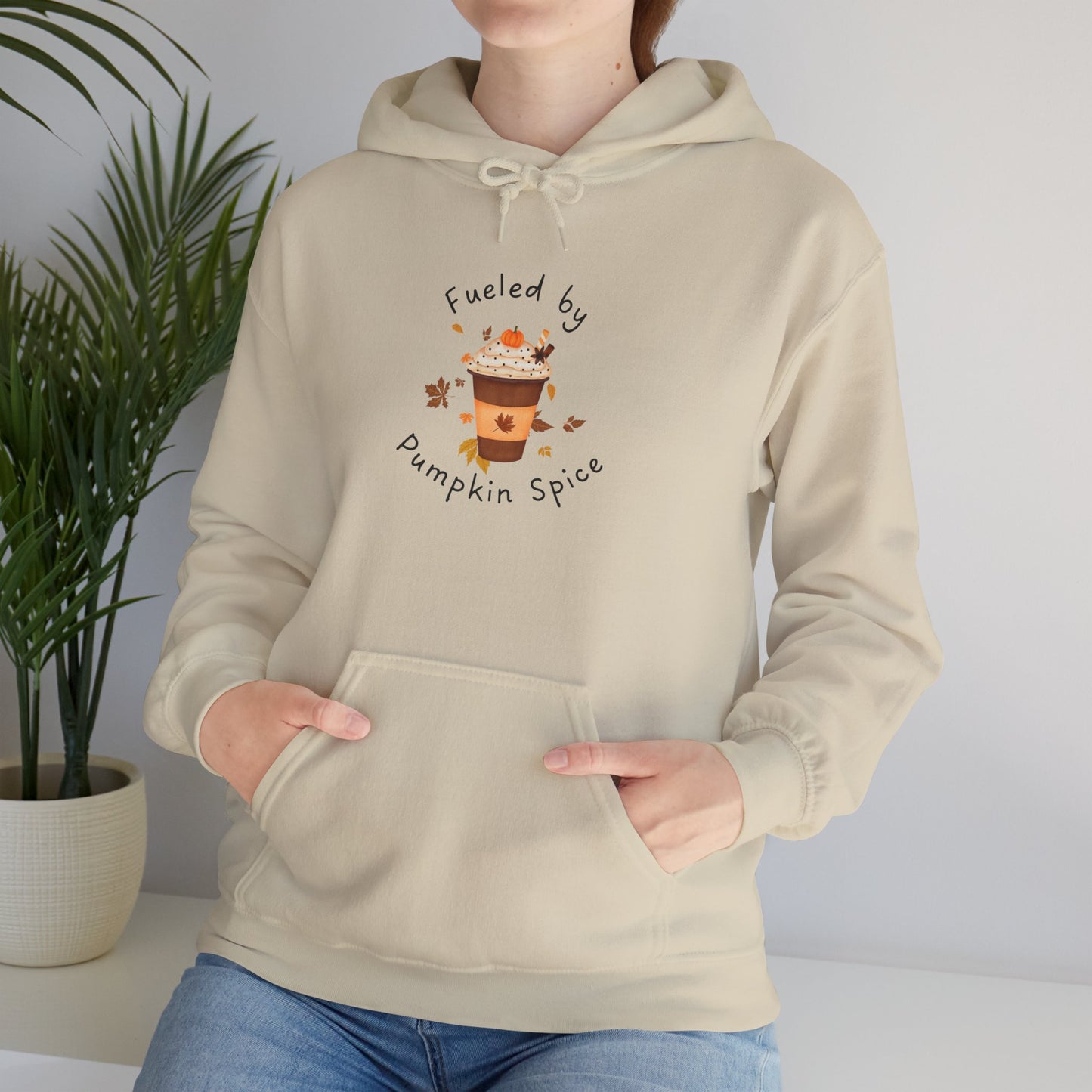 Cozy Hooded Sweatshirt for Pumpkin Spice Lovers, Unisex Hoodie, Gift for Fall, Autumn Fashion, Cozy Gamer, Coffee Lover Sweatshirt, Warm Casual Wear