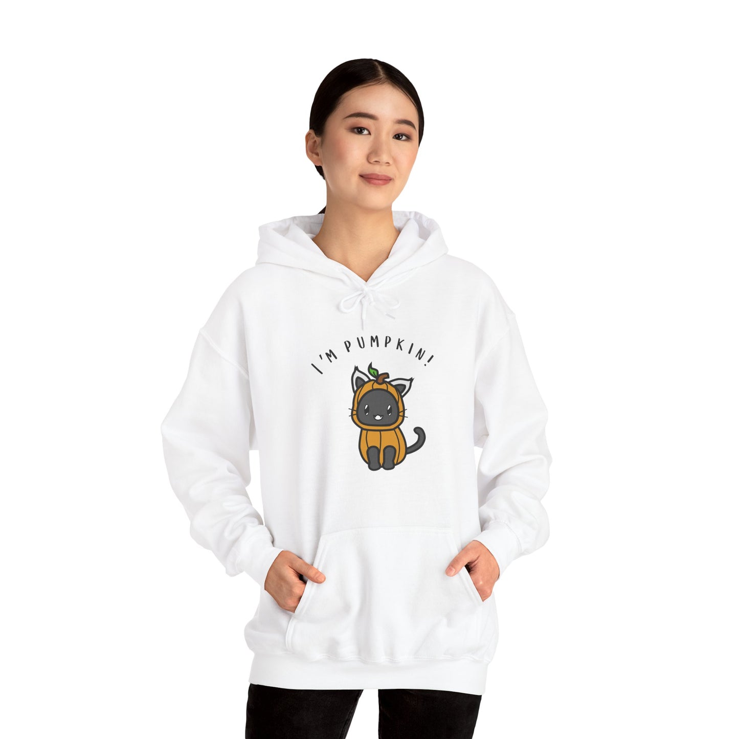 Adorable Pumpkin Cat Hoodie