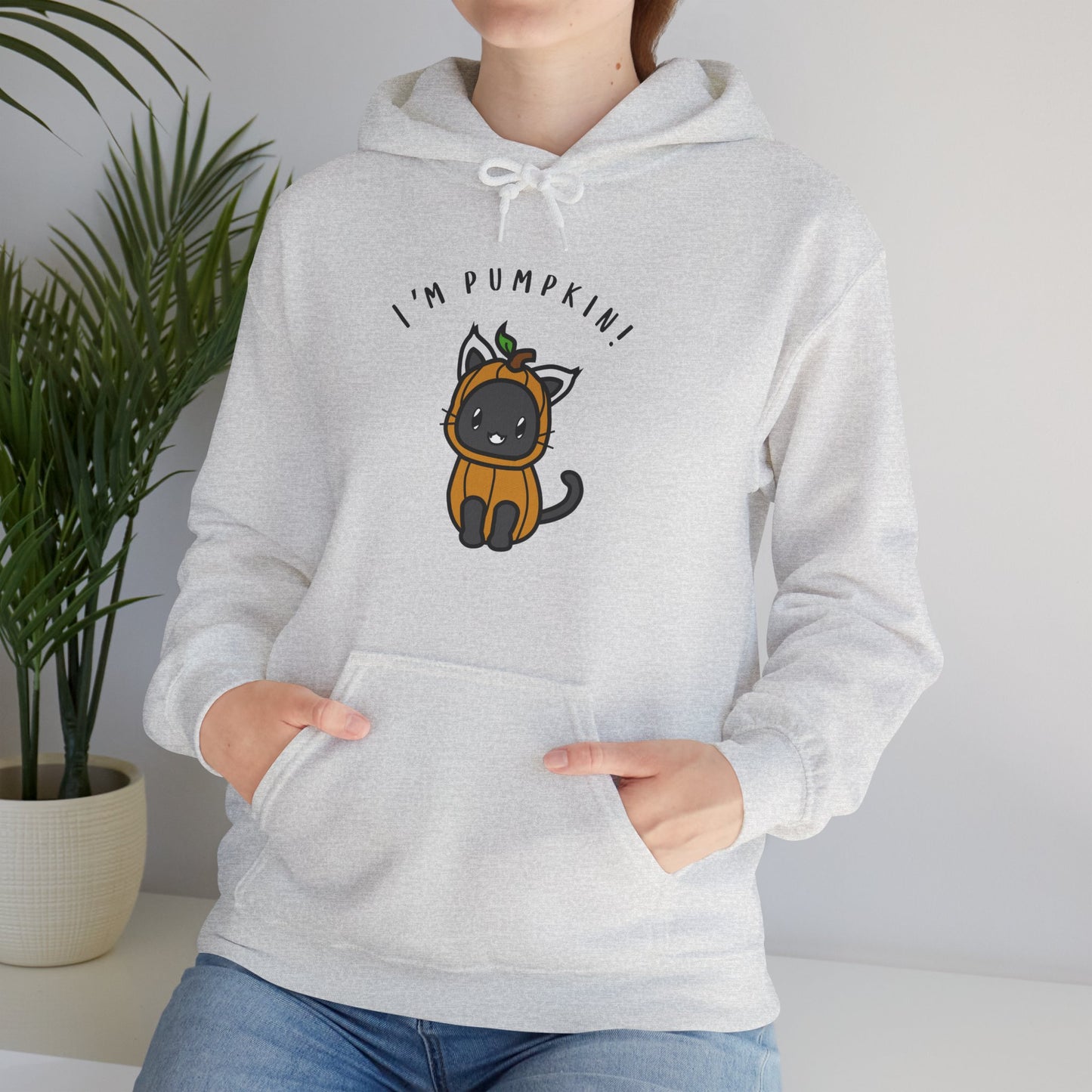 Adorable Pumpkin Cat Hoodie