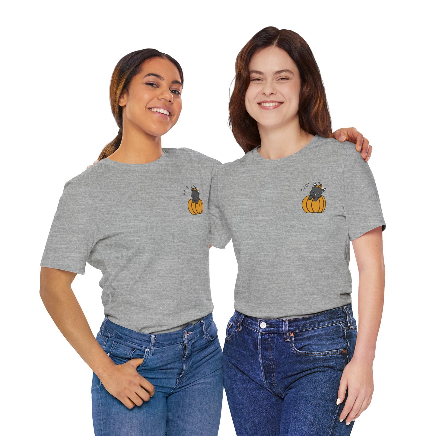 Halloween Cat Pumpkin Tee