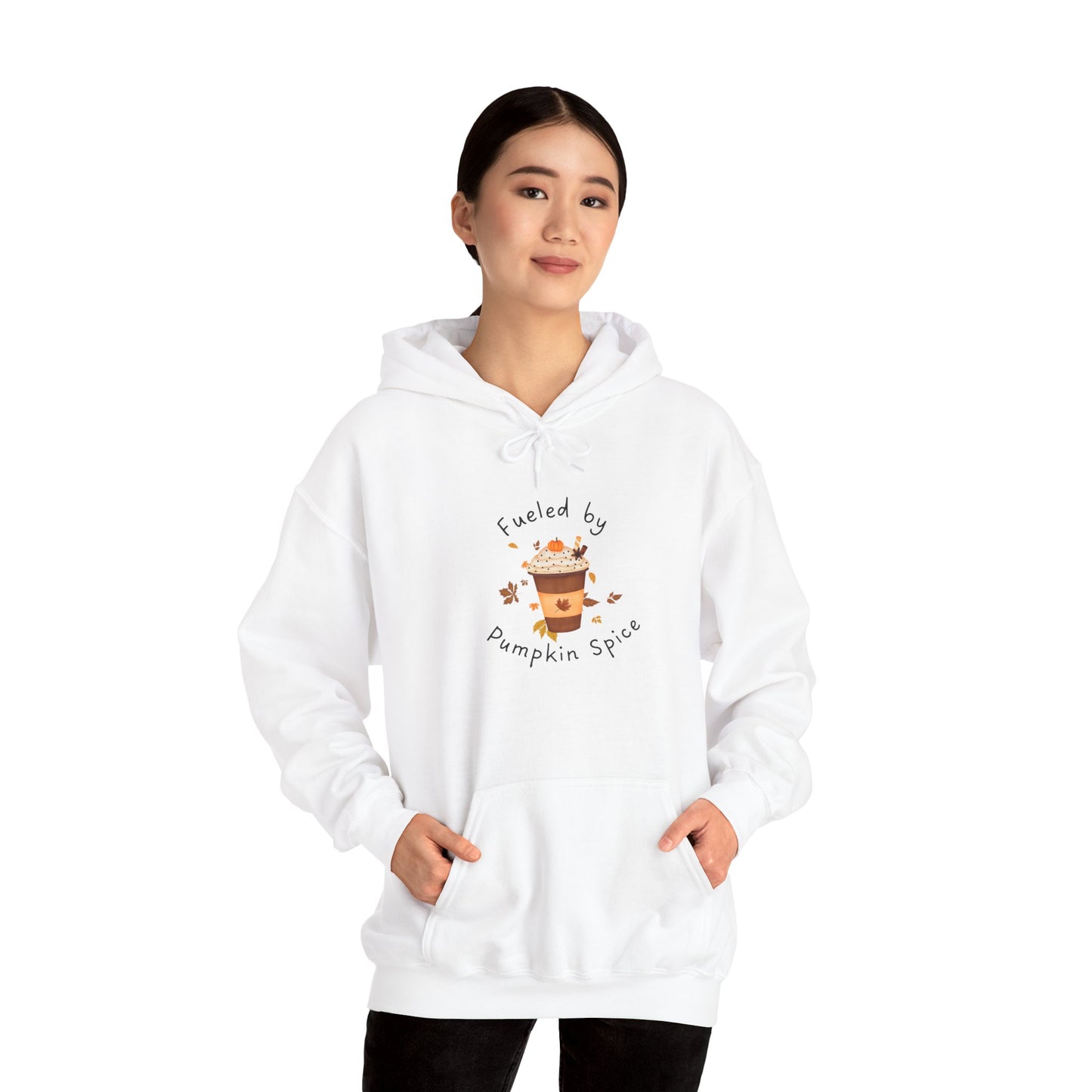 Cozy Hooded Sweatshirt for Pumpkin Spice Lovers, Unisex Hoodie, Gift for Fall, Autumn Fashion, Cozy Gamer, Coffee Lover Sweatshirt, Warm Casual Wear