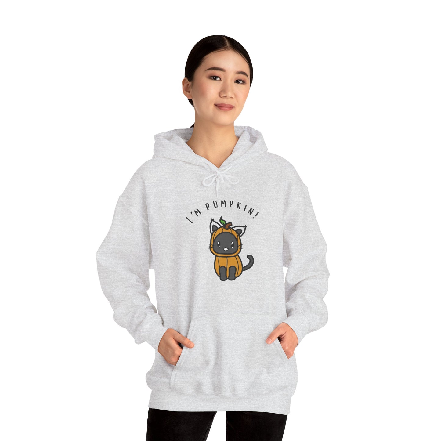 Adorable Pumpkin Cat Hoodie