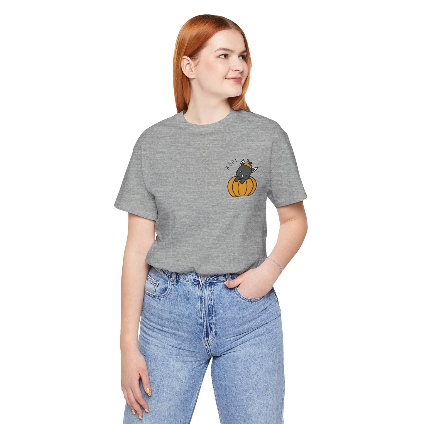 Halloween Cat Pumpkin Tee