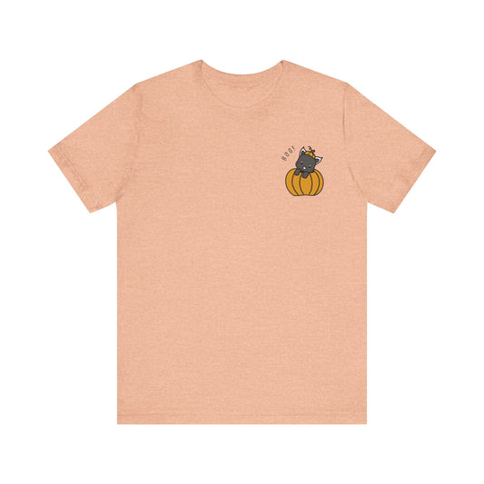 Halloween Cat Pumpkin Tee