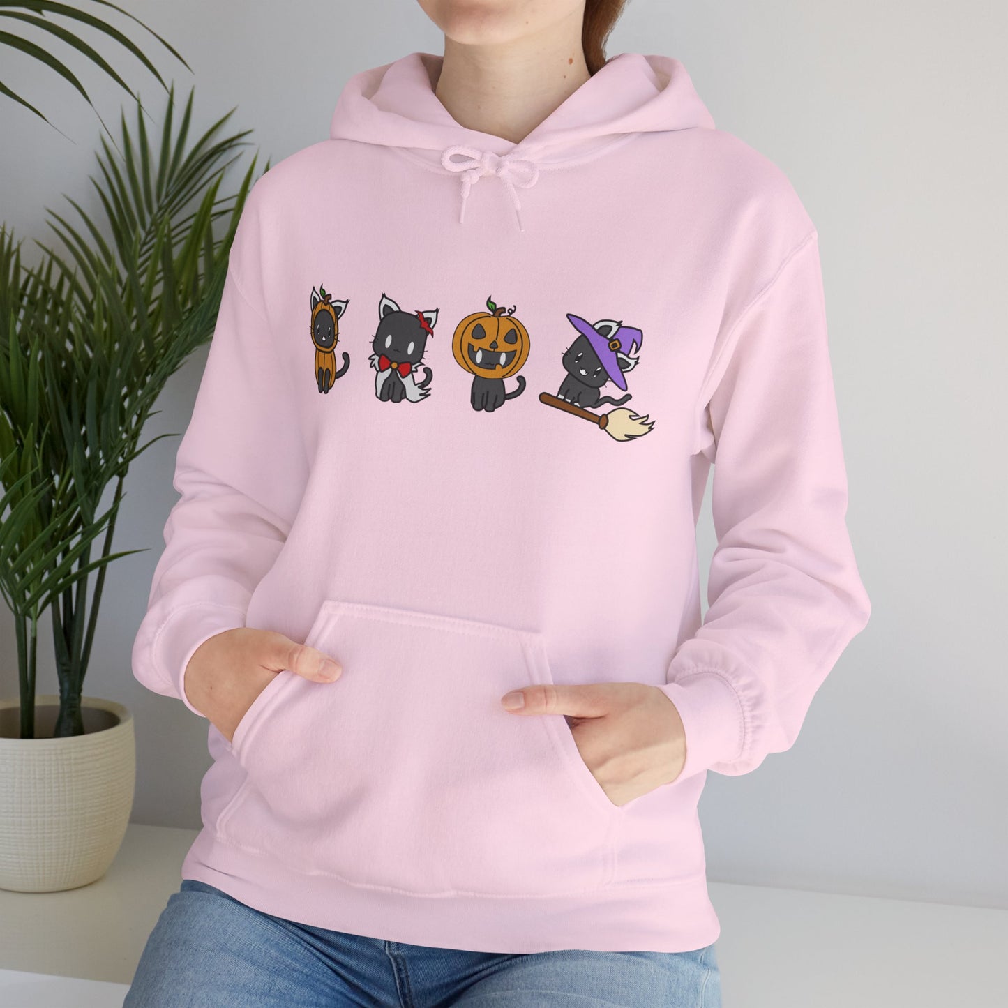 Cute Halloween Cat Hoodie