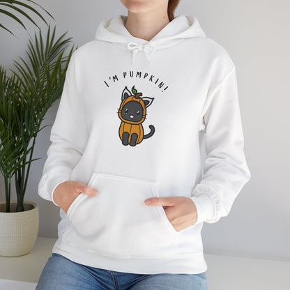 Adorable Pumpkin Cat Hoodie