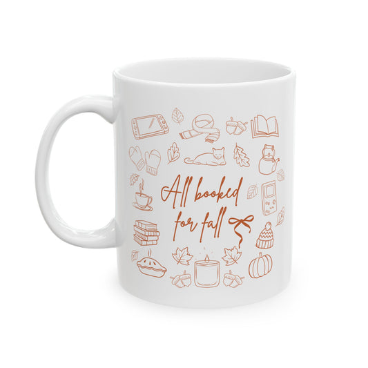 Cozy Ceramic Mug for Coffee Lovers, Perfect Gift for Tea Drinkers, Home Office Decor, Fall or Winter Vibes, 11oz & 15oz Sizes