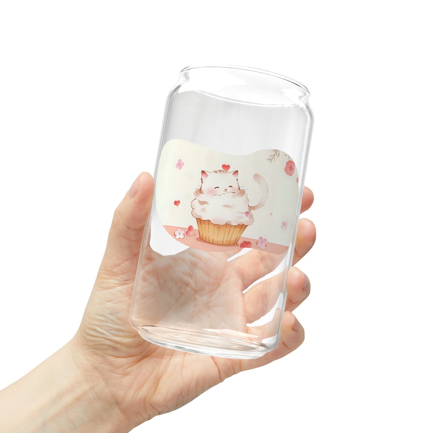 Cute Cupcake Sipper Glass - 16oz Beverage Container, Perfect Gift for Baking Lovers, Summer Parties, Kids, Home Decor, Eco-Friendly [...]