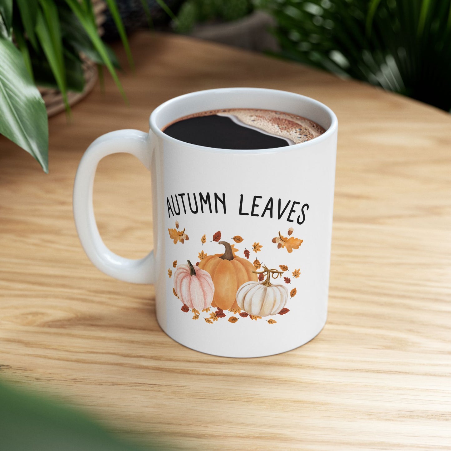 Cozy Autumn Mug for Coffee Lovers, Perfect Gift for Tea Drinkers, Home Office Decor, Fall or Winter Vibes, 11oz & 15oz Sizes