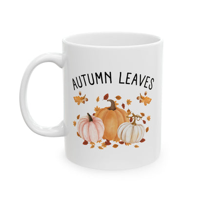 Cozy Autumn Mug for Coffee Lovers, Perfect Gift for Tea Drinkers, Home Office Decor, Fall or Winter Vibes, 11oz & 15oz Sizes