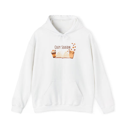 Cozy Season Hooded Sweatshirt, Unisex Hoodie, Gift for Fall, Autumn Fashion, Cozy Gamer, Coffee Lover Sweatshirt, Warm Casual Wear