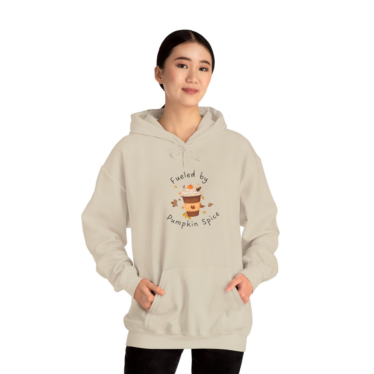 Cozy Hooded Sweatshirt for Pumpkin Spice Lovers, Unisex Hoodie, Gift for Fall, Autumn Fashion, Cozy Gamer, Coffee Lover Sweatshirt, Warm Casual Wear