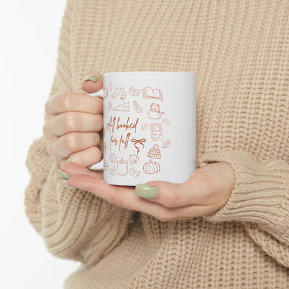 Cozy Ceramic Mug for Coffee Lovers, Perfect Gift for Tea Drinkers, Home Office Decor, Fall or Winter Vibes, 11oz & 15oz Sizes