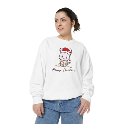Cute Cat Christmas Sweatshirt