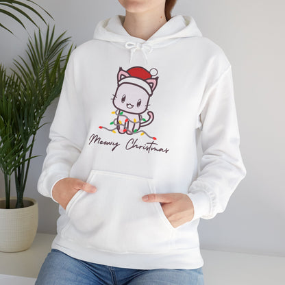Merry Christmas Cat Hoodie