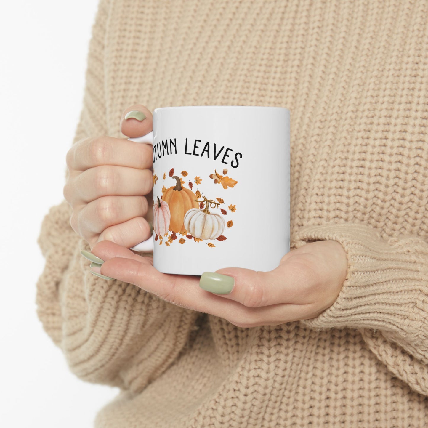 Cozy Autumn Mug for Coffee Lovers, Perfect Gift for Tea Drinkers, Home Office Decor, Fall or Winter Vibes, 11oz & 15oz Sizes