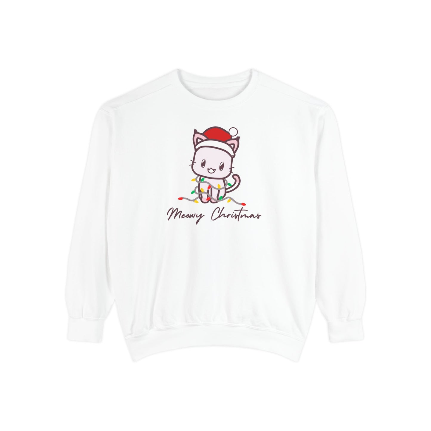 Cute Cat Christmas Sweatshirt