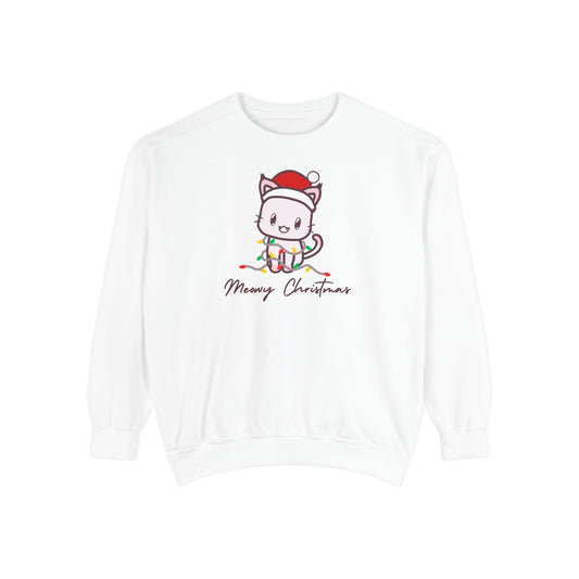 Cute Cat Christmas Sweatshirt
