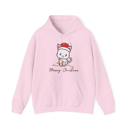 Merry Christmas Cat Hoodie