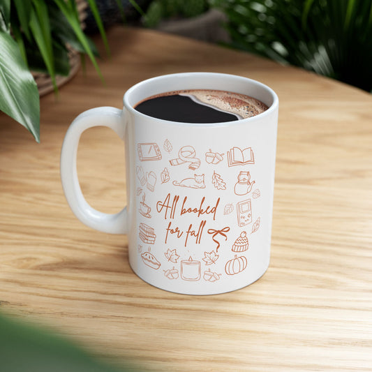 Cozy Ceramic Mug for Coffee Lovers, Perfect Gift for Tea Drinkers, Home Office Decor, Fall or Winter Vibes, 11oz & 15oz Sizes