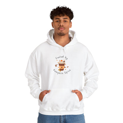 Cozy Hooded Sweatshirt for Pumpkin Spice Lovers, Unisex Hoodie, Gift for Fall, Autumn Fashion, Cozy Gamer, Coffee Lover Sweatshirt, Warm Casual Wear