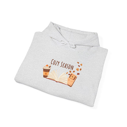 Cozy Season Hooded Sweatshirt, Unisex Hoodie, Gift for Fall, Autumn Fashion, Cozy Gamer, Coffee Lover Sweatshirt, Warm Casual Wear