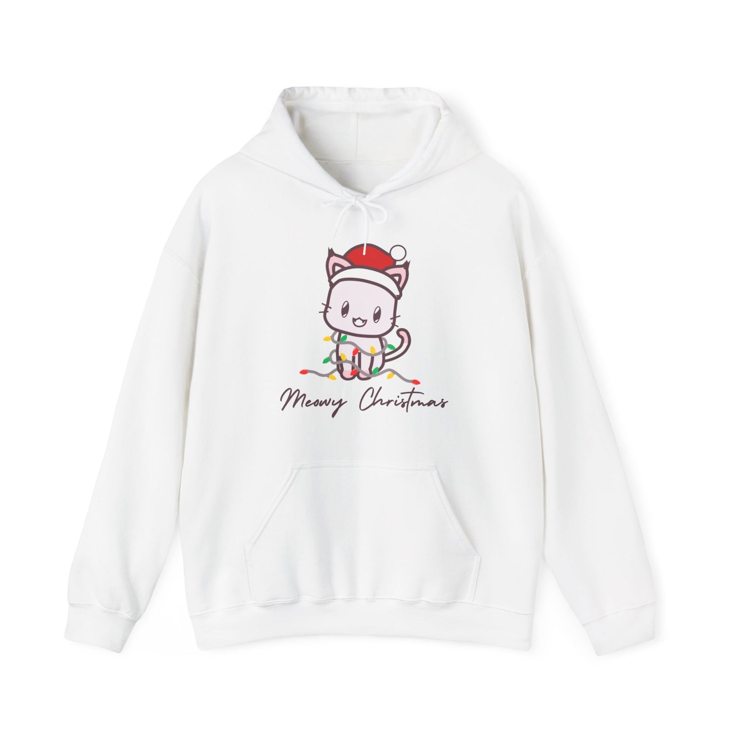 Merry Christmas Cat Hoodie