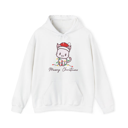 Merry Christmas Cat Hoodie