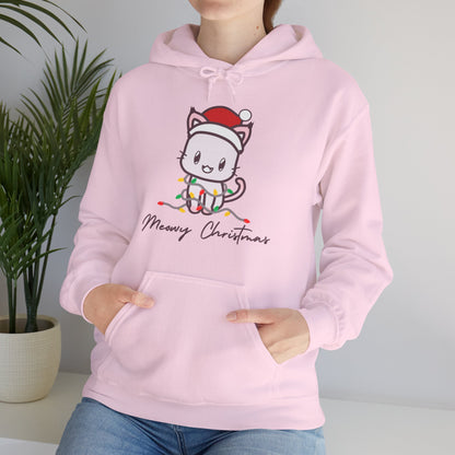 Merry Christmas Cat Hoodie