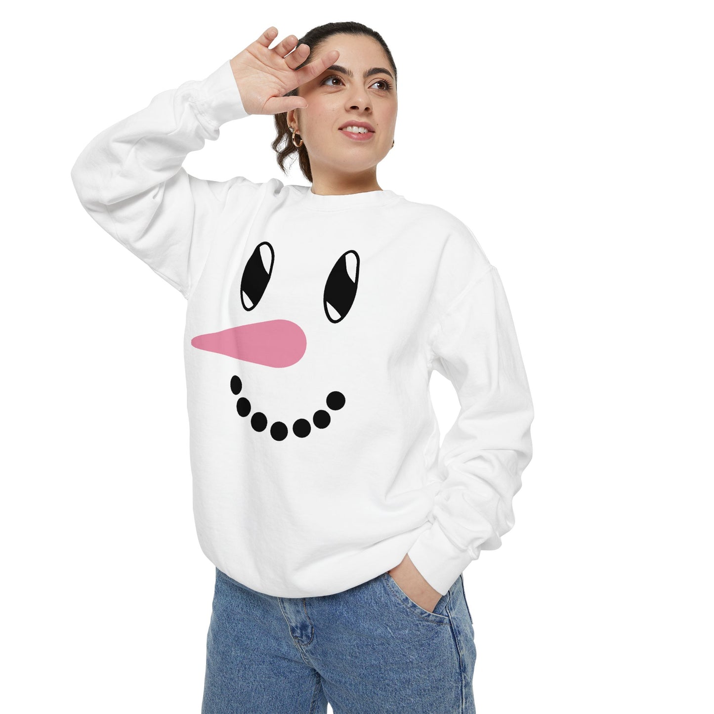 Smiling Snowman Sweatshirt